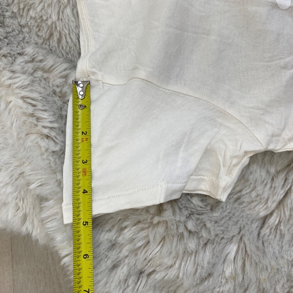 NWT Wildfox Pizza Full Stomach Skeleton Graphic T Shirt tee short sleeve Beige S - Picture 7 of 7